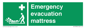 Emergency evacuation mattress